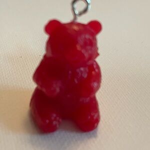 Red Bear Pendant Charm
